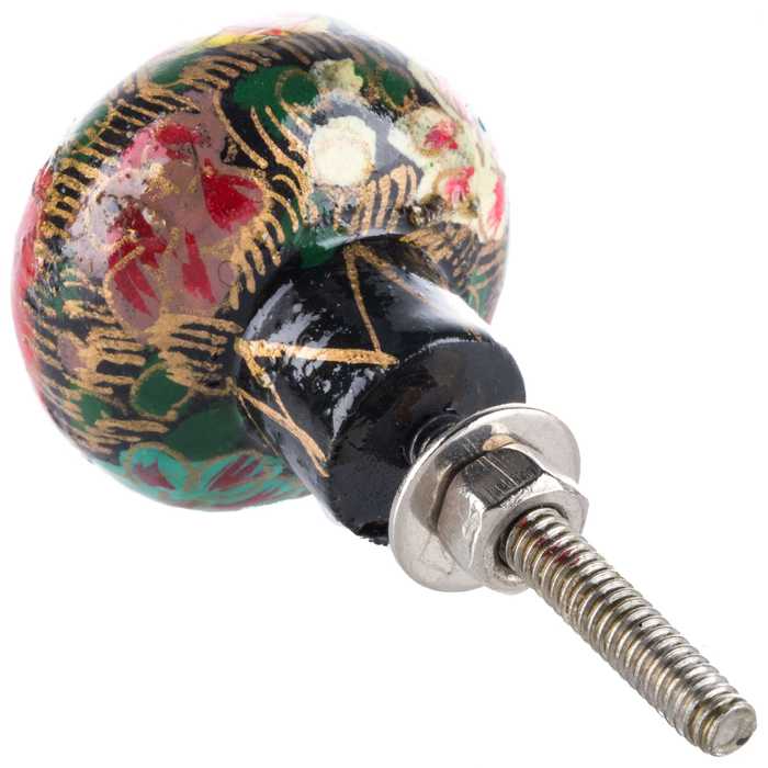 Hand Painted Floral Wood Knob Hobby Lobby 479220